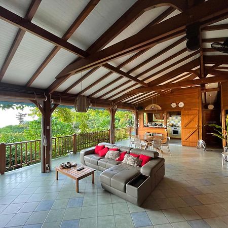 Villa Nature Caraibe Lodge, Vue Mer, Piscine Privee Deshaies Exterior photo