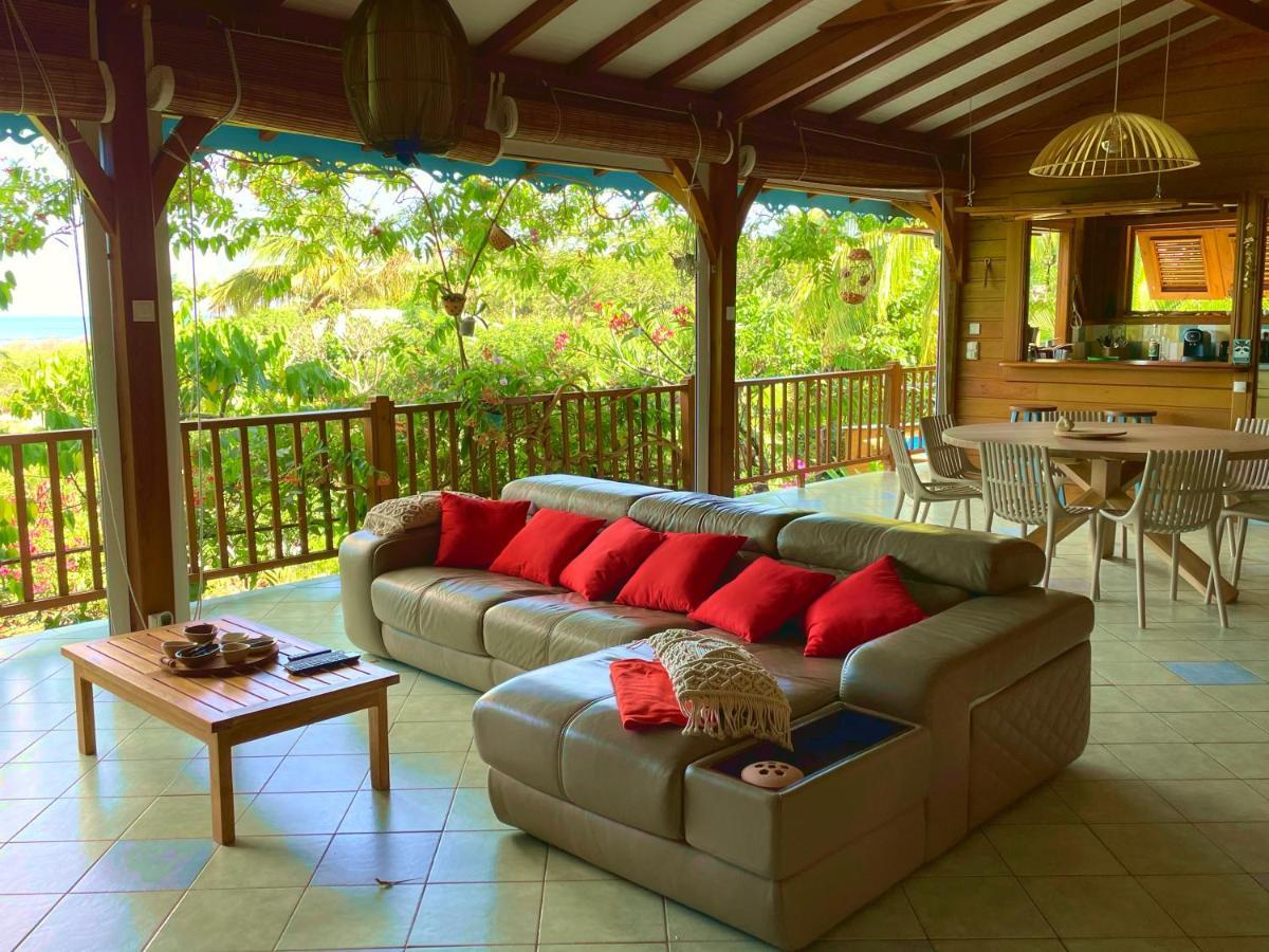 Villa Nature Caraibe Lodge, Vue Mer, Piscine Privee Deshaies Exterior photo