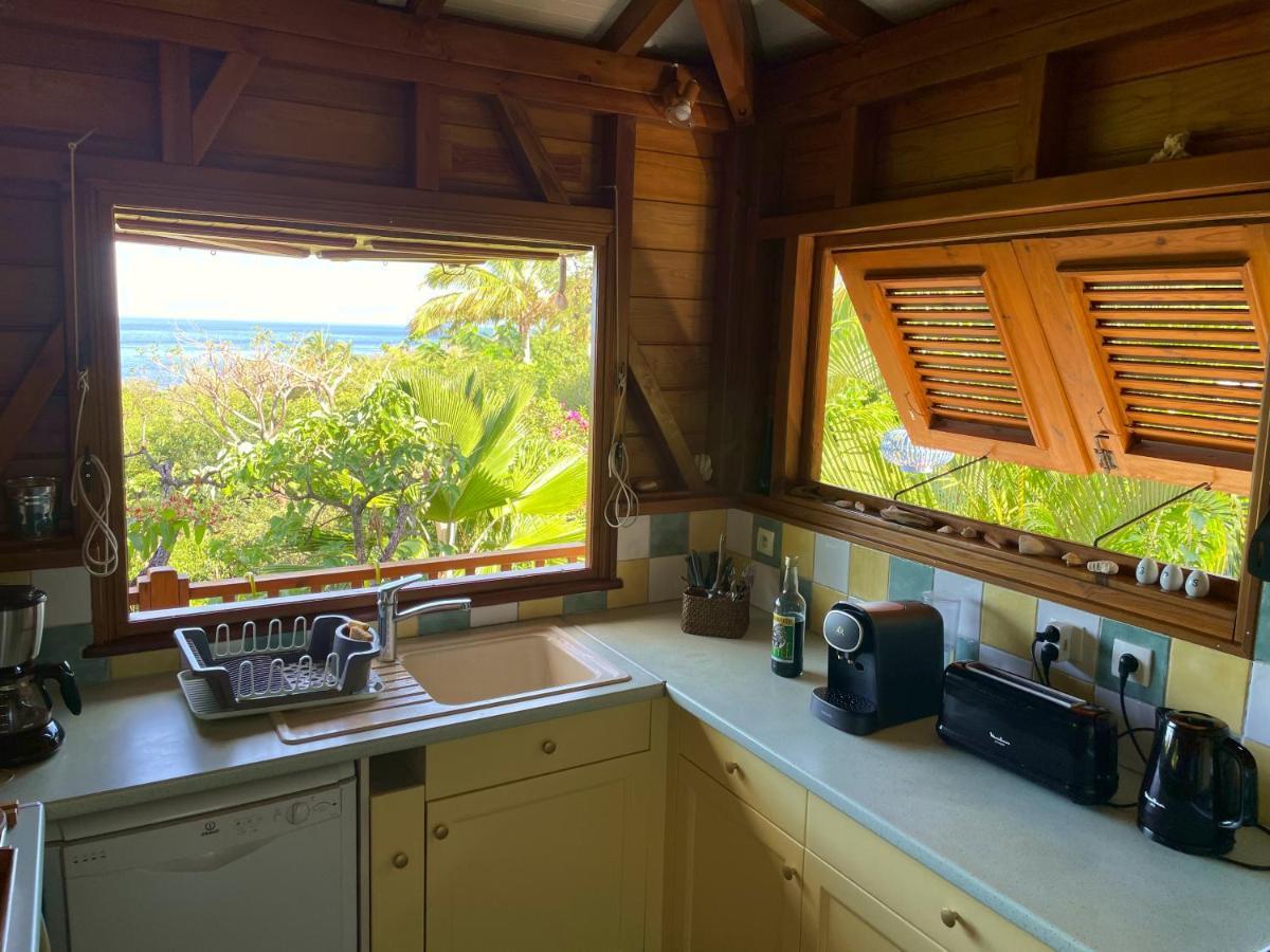 Villa Nature Caraibe Lodge, Vue Mer, Piscine Privee Deshaies Exterior photo
