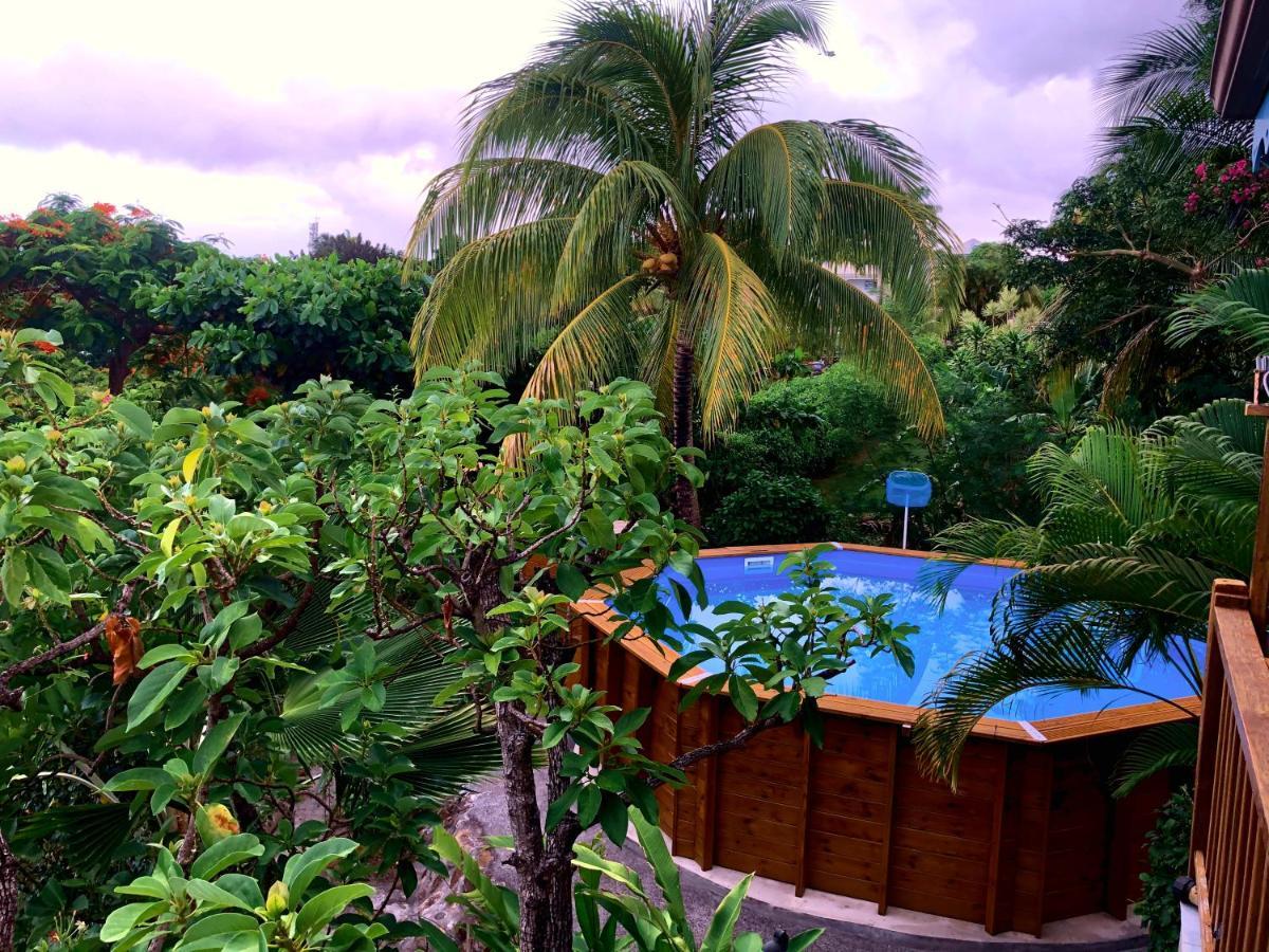 Villa Nature Caraibe Lodge, Vue Mer, Piscine Privee Deshaies Exterior photo
