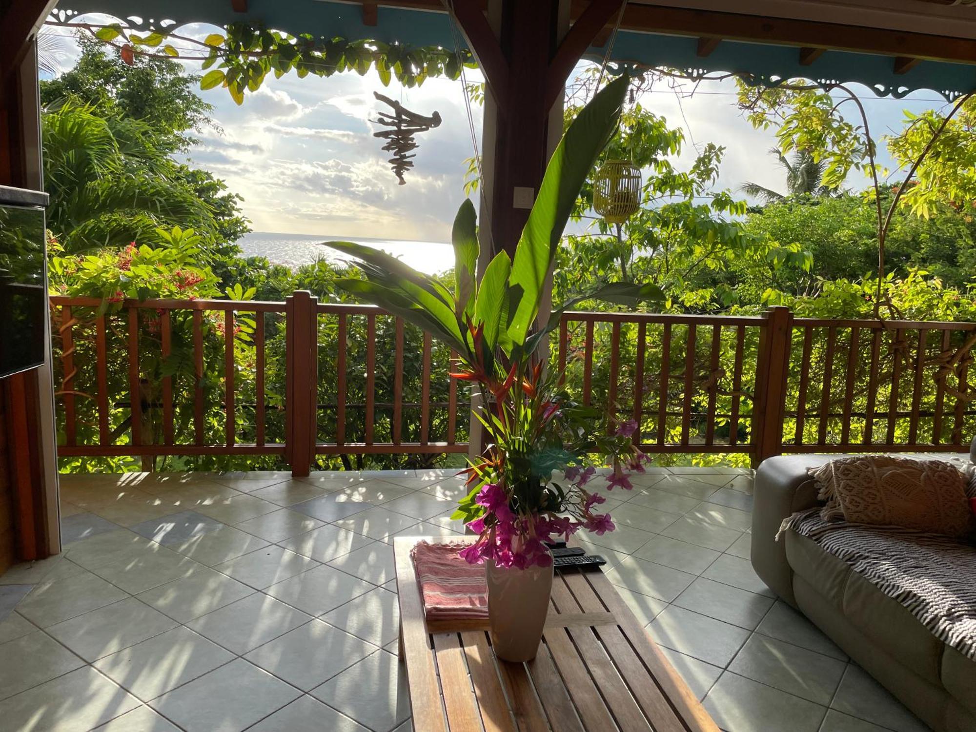 Villa Nature Caraibe Lodge, Vue Mer, Piscine Privee Deshaies Exterior photo