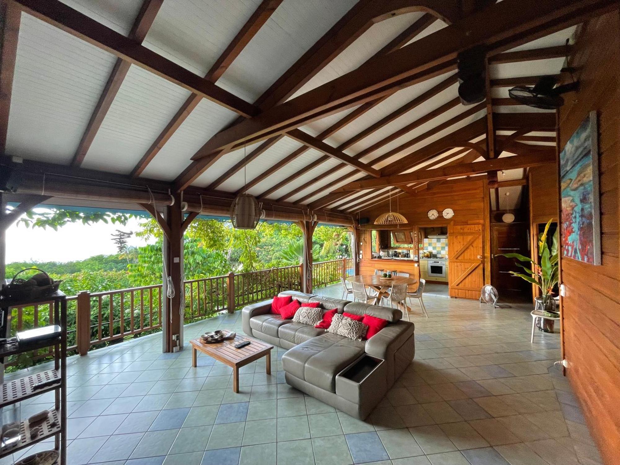 Villa Nature Caraibe Lodge, Vue Mer, Piscine Privee Deshaies Exterior photo