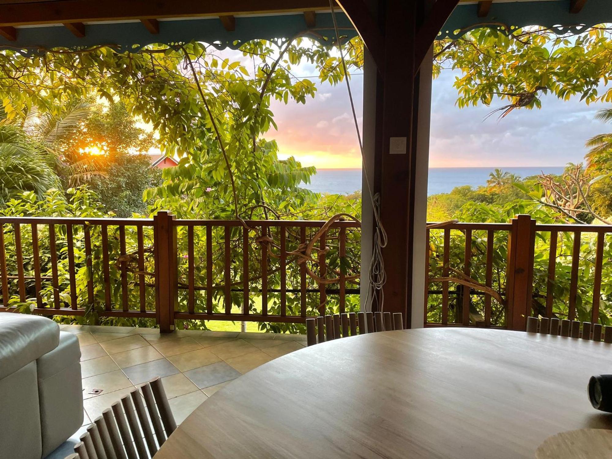 Villa Nature Caraibe Lodge, Vue Mer, Piscine Privee Deshaies Exterior photo