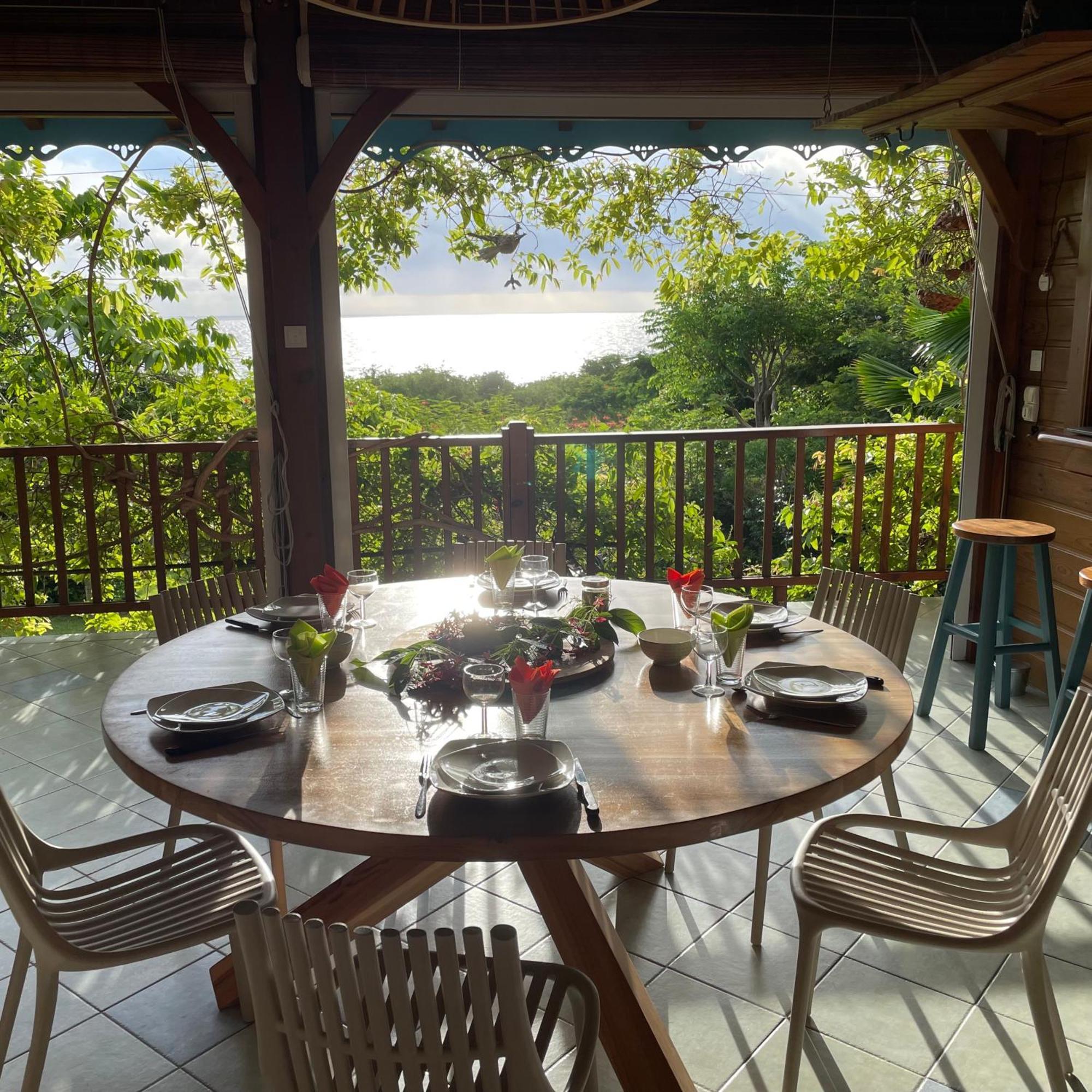 Villa Nature Caraibe Lodge, Vue Mer, Piscine Privee Deshaies Exterior photo